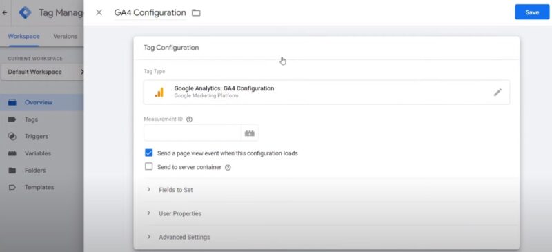 GA4 Integration with Google Tag Manager